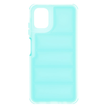 Husa pentru Samsung Galaxy A06, Perne de aer, Antisoc, Turquoise