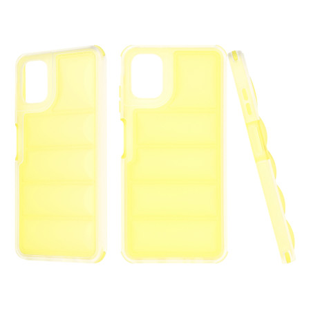 Husa pentru Samsung Galaxy A06, Perne de aer, Antisoc, Yellow