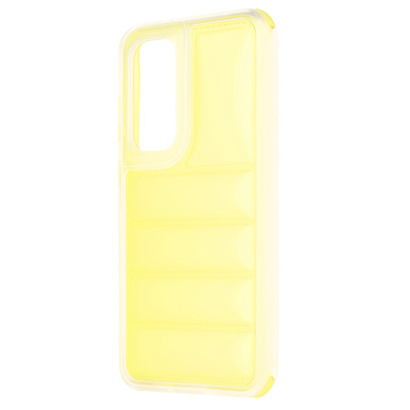 Husa pentru Samsung Galaxy S24 FE, Perne de aer, Antisoc, Yellow