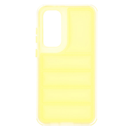 Husa pentru Samsung Galaxy S24 FE, Perne de aer, Antisoc, Yellow