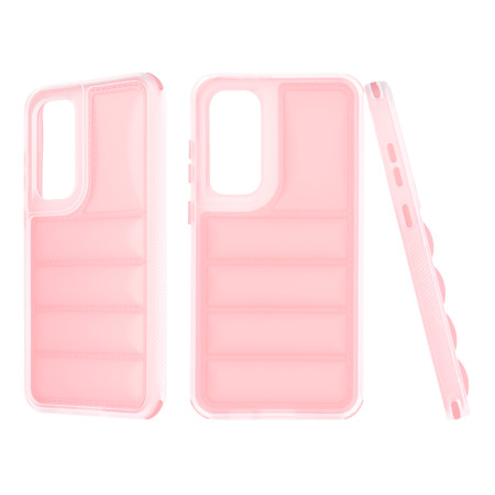 Husa pentru Samsung Galaxy S24 FE, Perne de aer, Antisoc, Pink