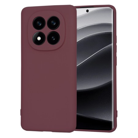 Husa pentru Xiaomi Redmi Note 14 Pro Plus - SoftFlex, Microfibra in interior, Plum Red