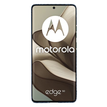 Husa pentru Motorola Edge 50 - CarbonFiber Slim - Cyan