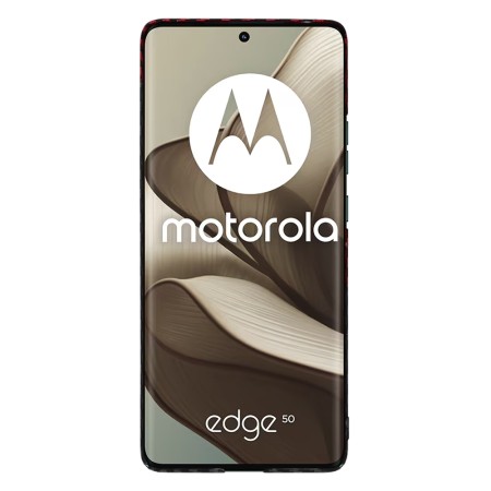 Husa pentru Motorola Edge 50 - CarbonFiber Slim - Red Vortex