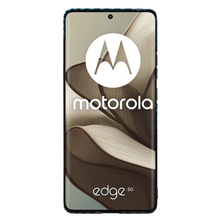 Husa pentru Motorola Edge 50 - CarbonFiber Slim - Blue Pulse