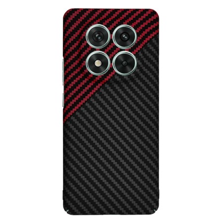 Husa pentru Xiaomi Redmi Note 14 Pro - CarbonFiber Slim - Red Vortex