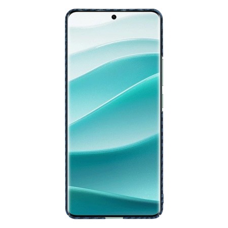 Husa pentru Xiaomi Redmi Note 14 Pro - CarbonFiber Slim - Cyan