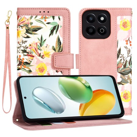 Husa pentru Honor 200 Smart / X7c - FlipCraft - Design Floral - Sweetheart Pink