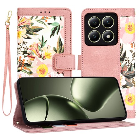 Husa pentru Xiaomi 14T - FlipCraft - Design Floral - Sweetheart Pink