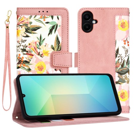 Husa pentru Samsung Galaxy A06 - FlipCraft - Design Floral - Sweetheart Pink