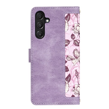 Husa pentru Samsung Galaxy A16 - FlipCraft - Design Floral - Mysterious Purple