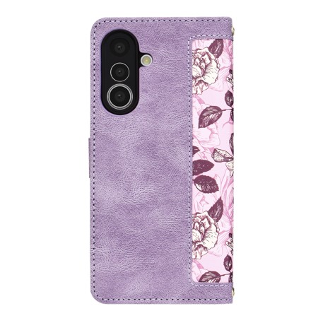 Husa pentru Samsung Galaxy A36 - FlipCraft - Design Floral - Mysterious Purple