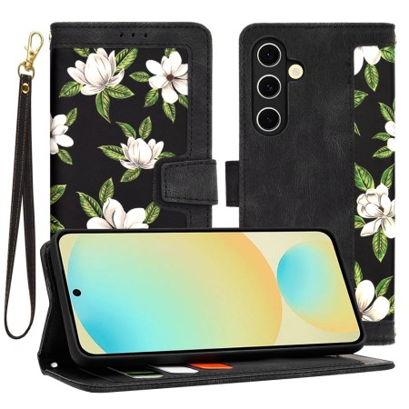 Husa pentru Samsung Galaxy S24 FE - FlipCraft - Design Floral - Flowers of the Dawn