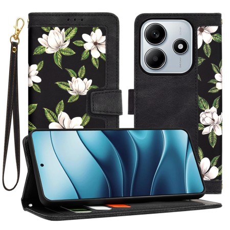 Husa pentru Xiaomi Redmi Note 14 - FlipCraft - Design Floral - Flowers of the Dawn