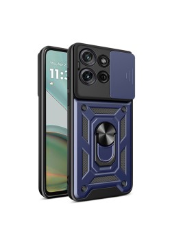 Husa pentru Motorola Moto G75 - Privacy CamShield - Blue