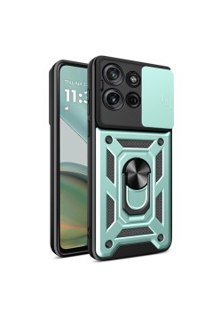 Husa pentru Motorola Moto G75 - Privacy CamShield - Green