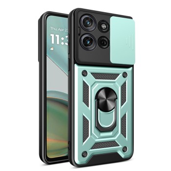 Husa pentru Motorola Moto G75 - Privacy CamShield - Green