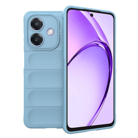 Husa Antisoc pentru Oppo A40 4G / A60 5G - Margini Anti-Alunecare - Shield - Bleu