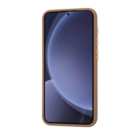 Husa pentru Samsung Galaxy S25 Plus - HaloFrost, MagSafe, Sandstone Brown