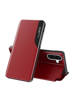 Husa Tip Carte pentru Samsung Galaxy A36 5G - Stand View - Piele Eco, Red