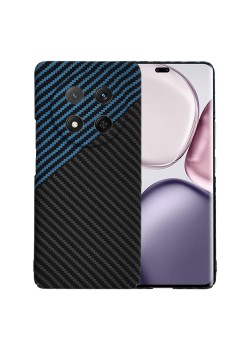 Husa pentru Honor Magic7 Lite / X9c - Luxury CarbonFiber - Blue Pulse