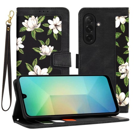 Husa pentru Samsung Galaxy A26 - FlipCraft - Design Floral -  Flowers of the Dawn