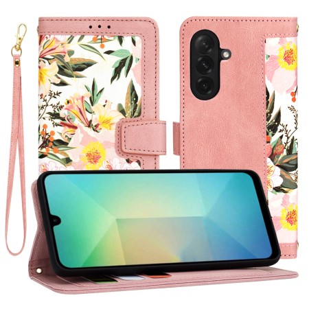 Husa pentru Samsung Galaxy A26 - FlipCraft - Design Floral - Sweetheart Pink