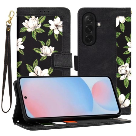 Husa pentru Samsung Galaxy A56 - FlipCraft - Design Floral - Flowers of the Dawn