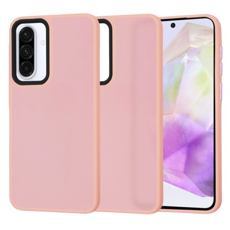 Husa pentru Samsung Galaxy A56 5G - HaloFrost - protectie la camere si finisaj mat - Dreamy Pink