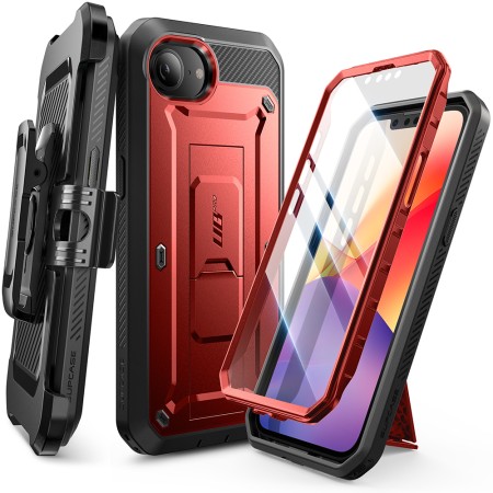 Husa pentru iPhone SE 4 2025 - Supcase Unicorn Beetle Pro - Ruddy