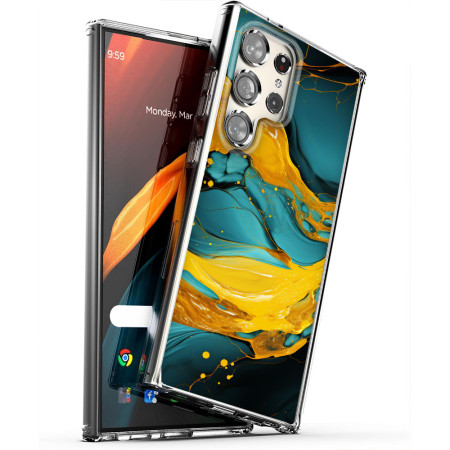 Husa personalizata compatibila Samsung Galaxy S23 Ultra, MagSafe Atasare Magnetica, Antisoc, Neons and Brights 16