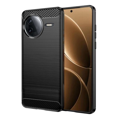 Husa Carbon pentru Xiaomi Poco F7 Pro, Tech Protects, Black