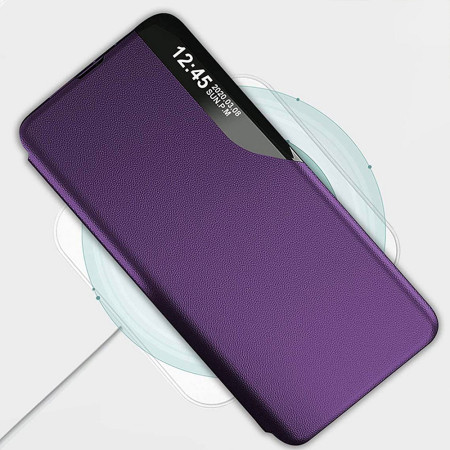 Husa Tip Carte compatibila Samsung Galaxy S24, Stand View, Purple