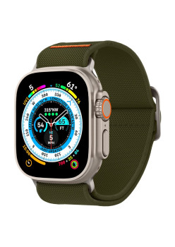 Bratara Smartwatch Spigen Apple Watch 1/2/3/4/5/6/7/8/SE/SE 2/Ultra (42/44/45/49mm), Fit Lite Ultra, Khaki