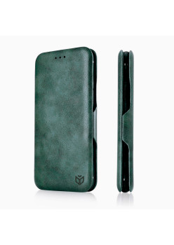 Husa tip carte pentru Oppo A78 4G Techsuit, Inchidere Magnetica, Verde