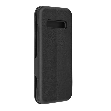 Husa tip carte Samsung Galaxy S10 Techsuit, Inchidere Magnetica, Negru