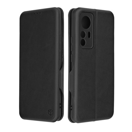 Husa tip carte pentru Xiaomi 12T / 12T Pro Techsuit, Inchidere Magnetica, Negru