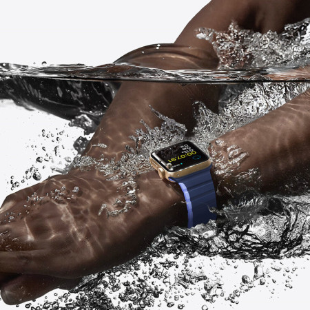 Bratara Smartwatch Apple Watch 1/2/3/4/5/6/7/8/SE/SE 2 de 38/40/41mm, Albastru