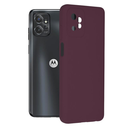 Husa de telefon compatibila Motorola Moto G Power 5G, Antiamprenta, Interior Microfibra, Camera Extra Pro, Violet