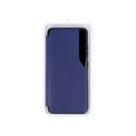 Husa Tip Carte compatibila Motorola Edge 30 Neo, Stand View, Albastru