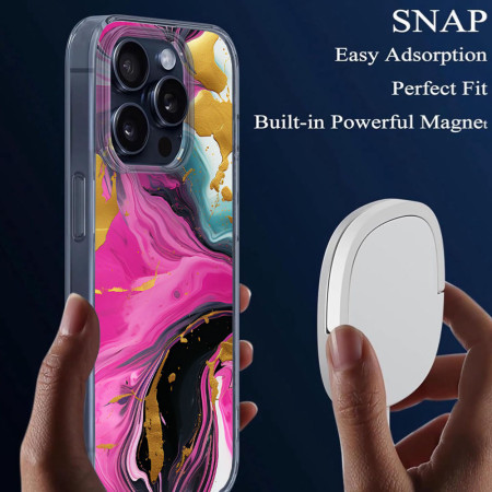 Husa personalizata compatibila Apple iPhone 14 Plus, MagSafe Atasare Magnetica, Antisoc, Neons And Brights 33