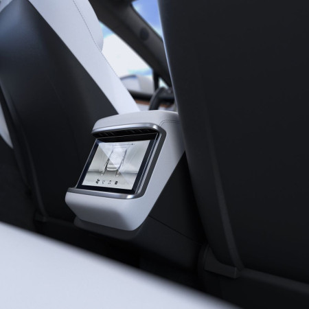 Folie sticla tableta compatibil Tesla Model X 2022 / Model S 2021, Negru