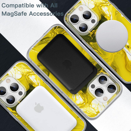 Husa personalizata compatibila Apple iPhone 14 Pro, MagSafe Atasare Magnetica, Antisoc, Neons And Brights 30