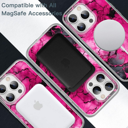 Husa personalizata compatibila Apple iPhone 15 Pro Max, MagSafe Atasare Magnetica, Antisoc, Neons And Brights 1