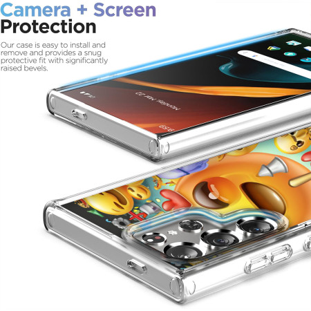 Husa personalizata pentru Samsung Galaxy S24 Ultra, MagSafe Atasare Magnetica, Emoji Baby Face