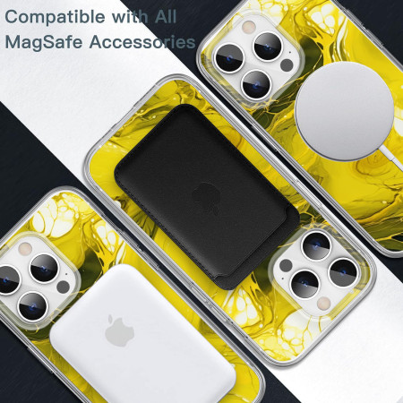 Husa personalizata compatibila Apple iPhone 14, MagSafe Atasare Magnetica, Antisoc, Neons And Brights 30