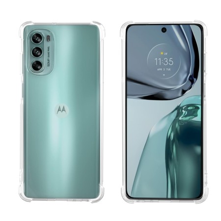 Husa Antisoc pentru Motorola Moto G62 5G, AirBag PRO, Clear