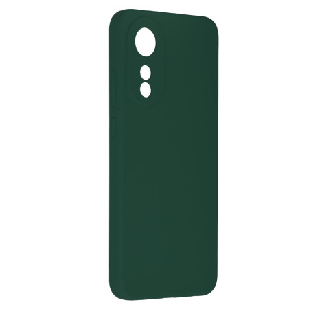 Husa de telefon compatibila Oppo A78 4G, Antiamprenta, Interior Microfibra, Camera Extra Pro, Dark Green