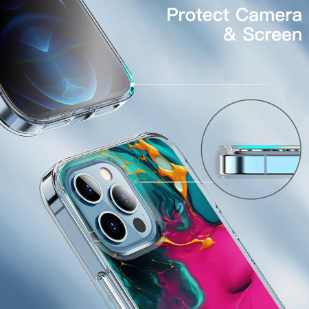 Husa personalizata compatibila Apple iPhone 15 Pro Max, MagSafe Atasare Magnetica, Antisoc, Neons And Brights 22