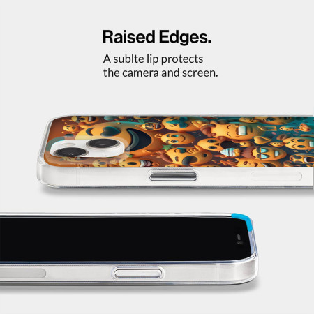 Husa personalizata pentru Apple iPhone 13, MagSafe Atasare Magnetica, Antisoc, Emoji Faces